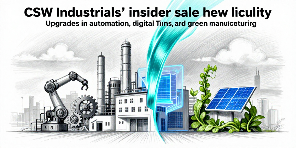 CSW Industrials Insider Sale Fuels Automation & Green Manufacturing Gains